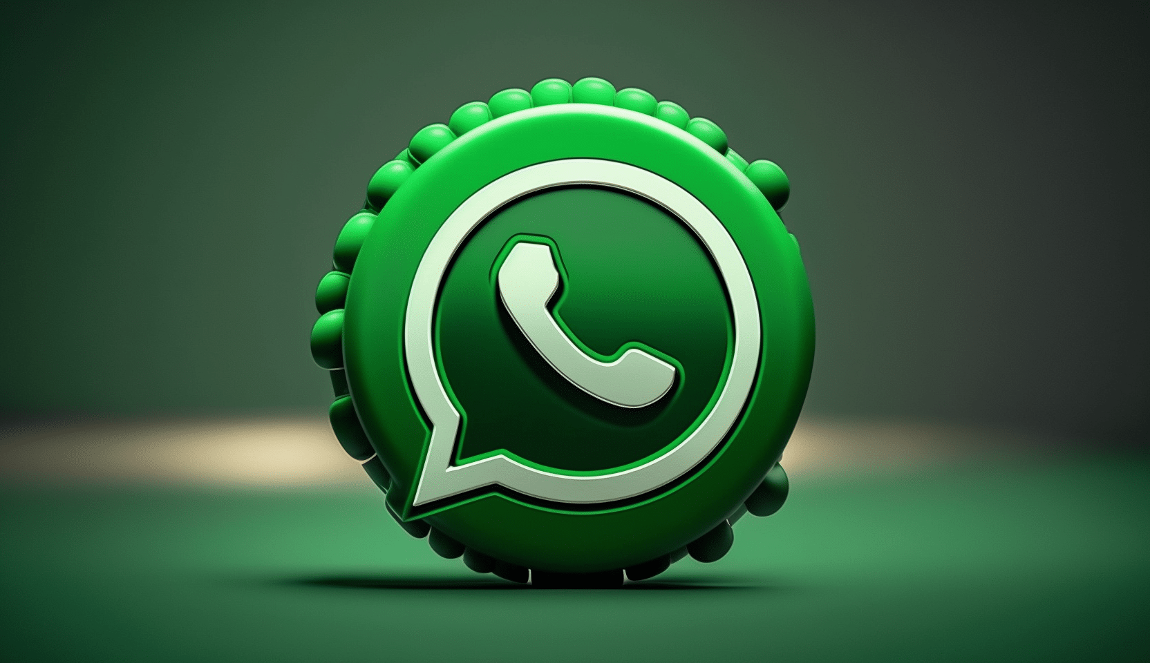 Representative image of a WhatsApp logo