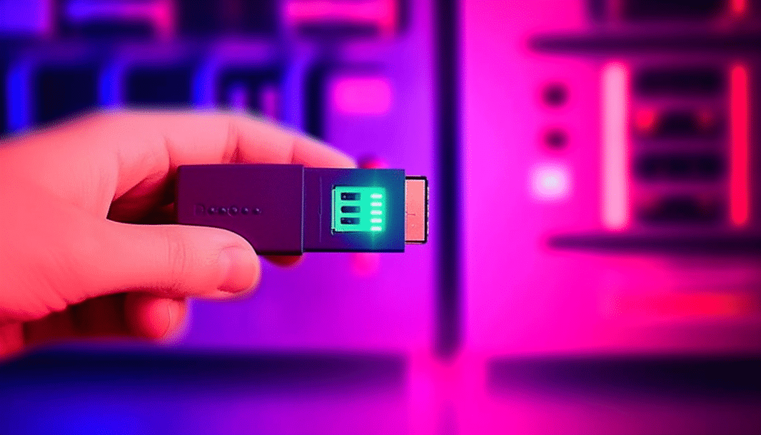 Illustratives Bild eines USB-Anschlusses