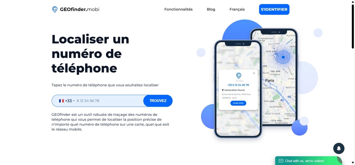 GEOfinder 界面截图