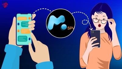 Ilustración para nuestro artículo "Cómo recibir mensajes de texto de otro número de teléfono".