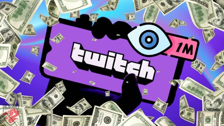 Illustration en image pour notre article "Combien rapporte 1 million de vues sur Twitch"