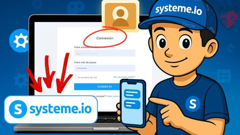 Systeme.io-Verbindung (Re)loggen Sie sich hier in das Tool ein!