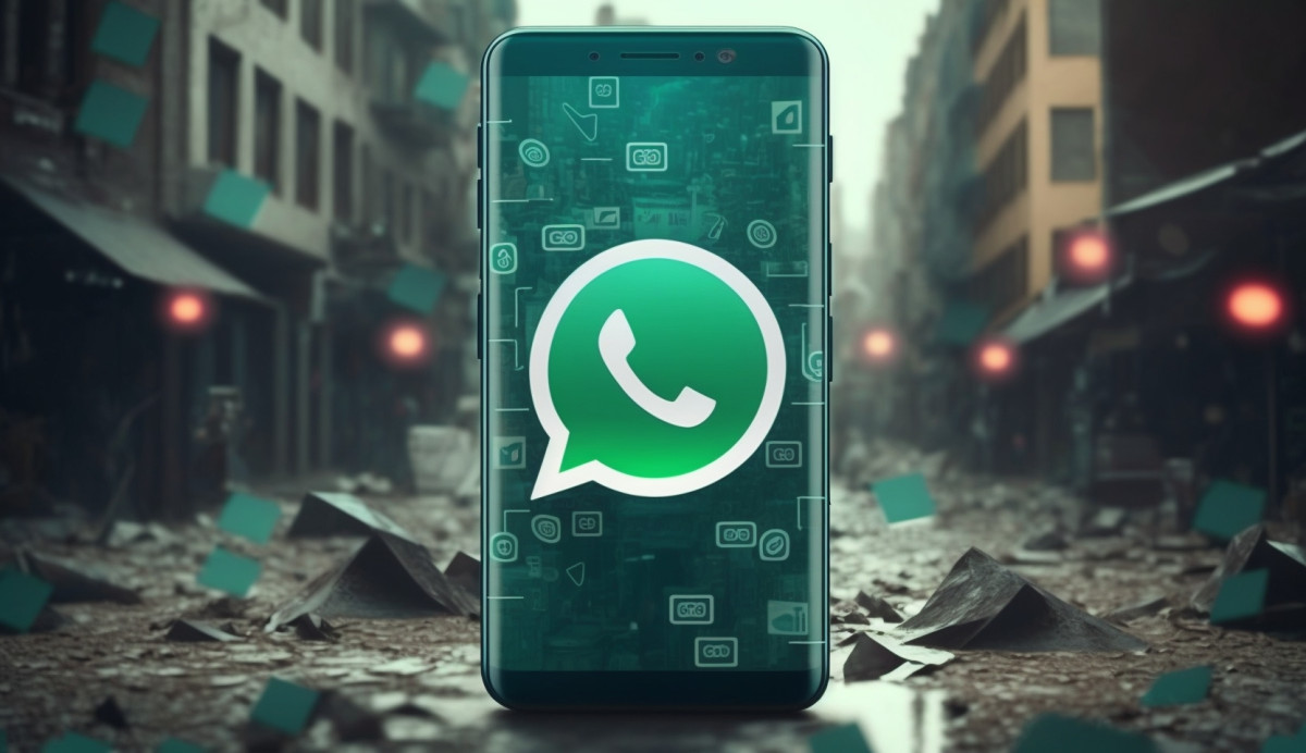 Illustration of the WhatsApp application