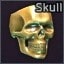 Gold skull ring (Bague tête de mort en or)