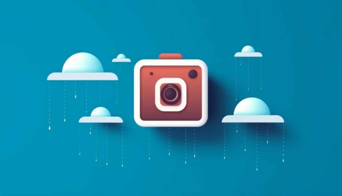 Bildillustration eines Instagram-Logos
