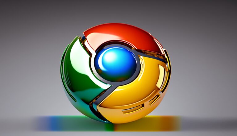 Bildillustration des Chrome-Logos
