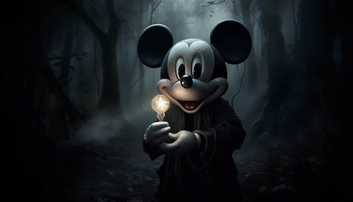 Illustration en image de Mickey