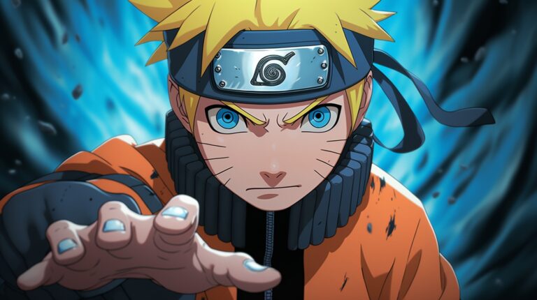 Illustration in Bildern von Naruto
