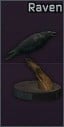 Raven figurine (Figurine corbeau)