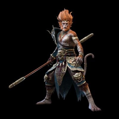 Illustration in Bildern von Sun Wukong, dem neuen Champion in RSL