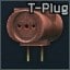 T-Shaped plug (Prise en forme de T)