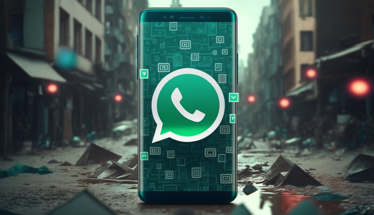 Illustrazione dell'applicazione mobile WhatsApp