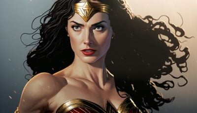 Ilustração da Mulher Maravilha
