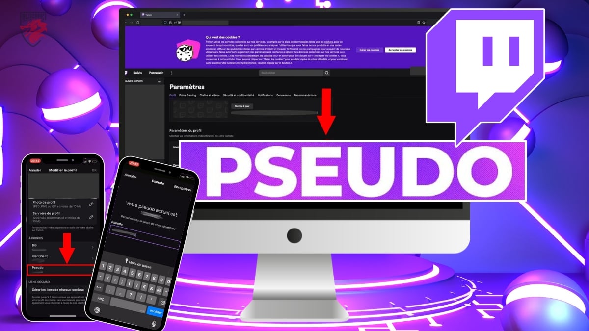 Comment changer son pseudo Twitch