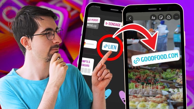 Иллюстрация ссылки, размещенная в истории Instagram или в реальном