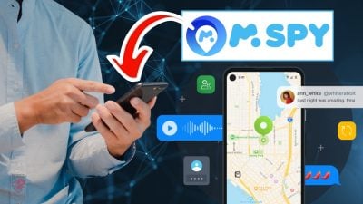 Ilustrasi aplikasi Mspy untuk melacak ponsel secara diam-diam