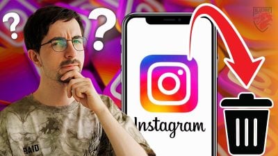 Иллюстрация того, как удалить аккаунт в Instagram