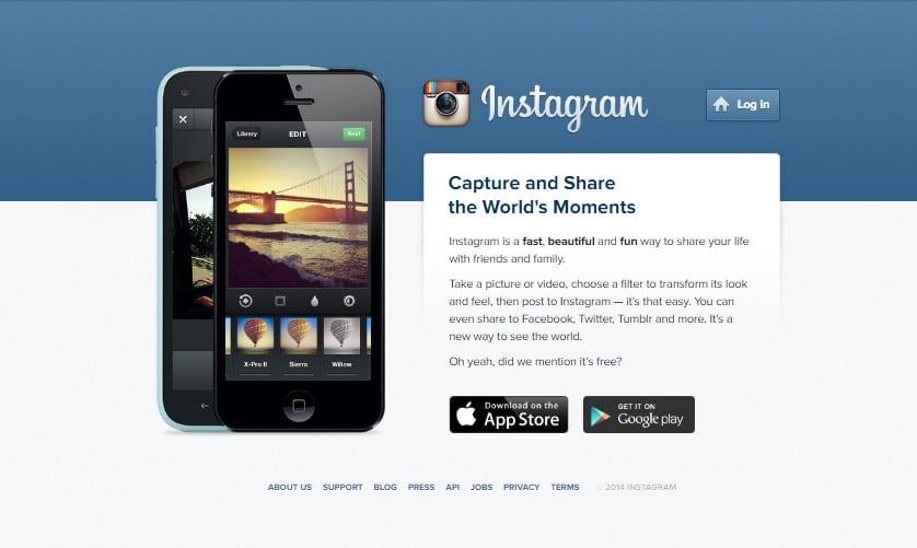 Instagram im Jahr 2014