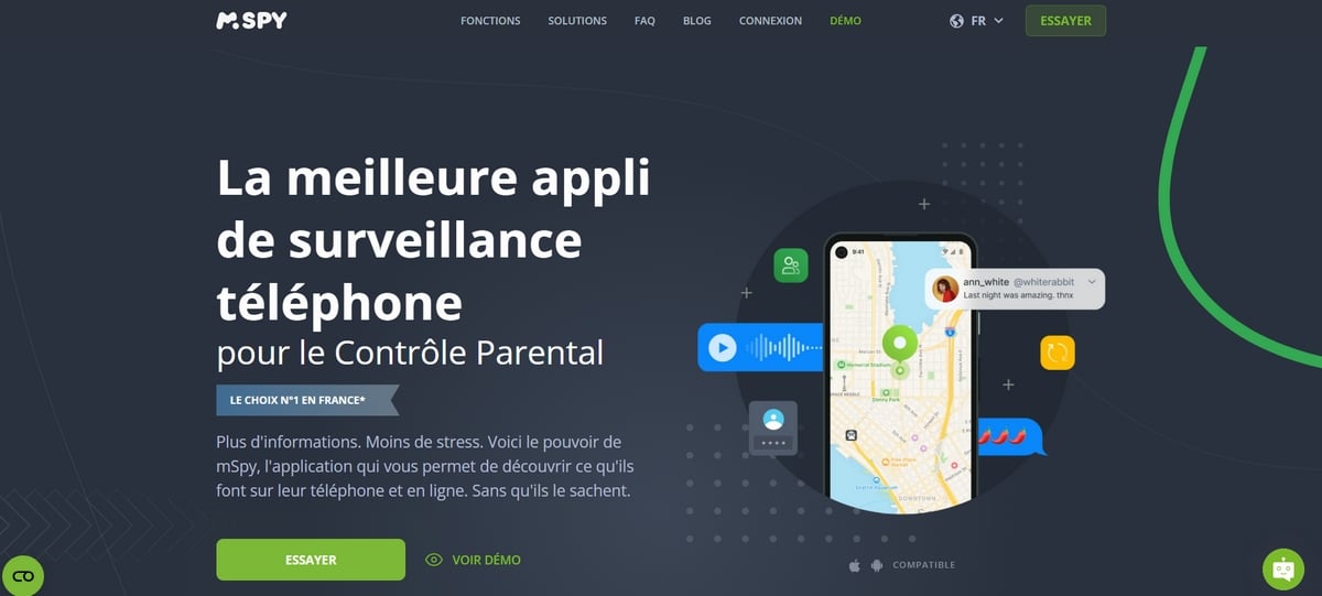 Официальный сайт mSpy