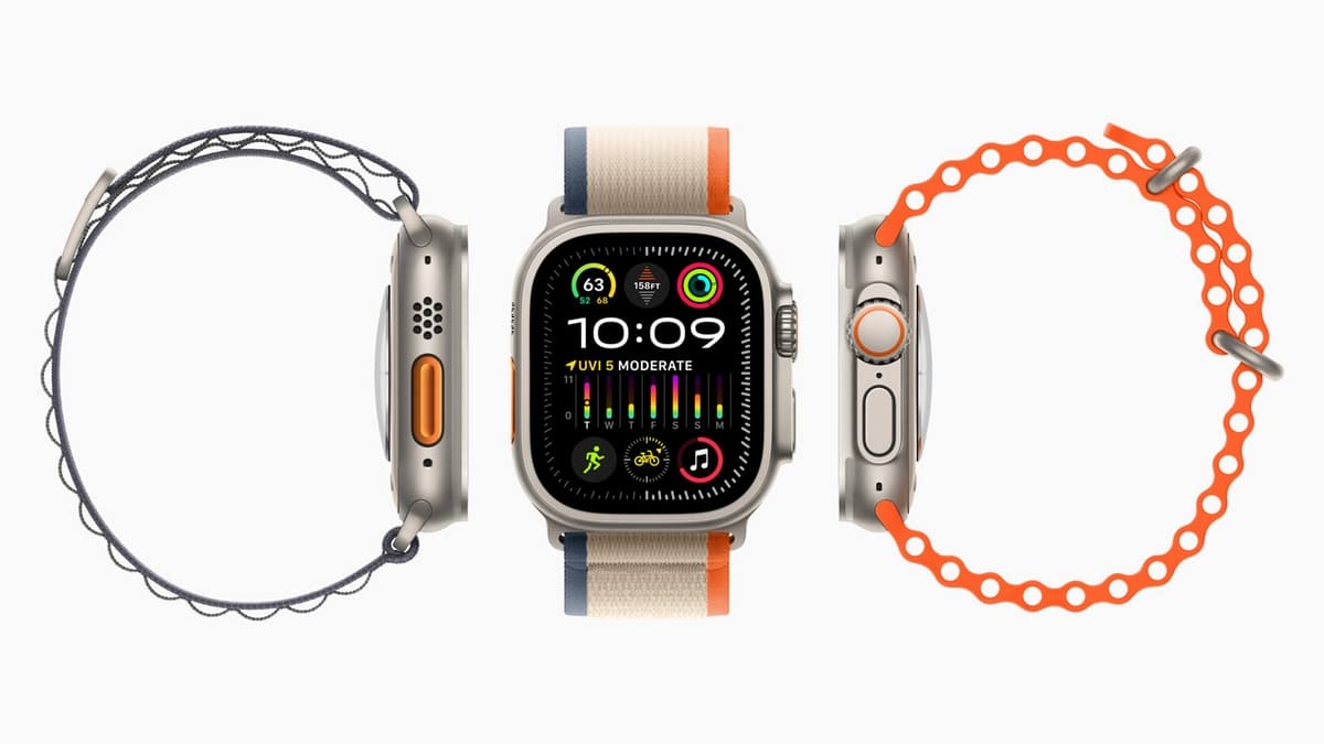 Illustration en image de l'Apple Watch Ultra