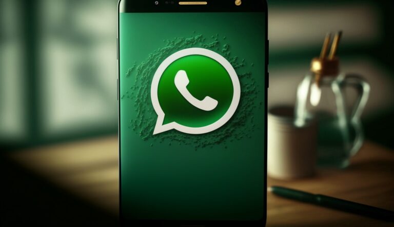 WhatsApp 应用程序的图像说明