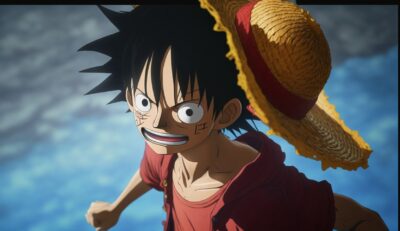 Billede af piraten Luffy-One Piece
