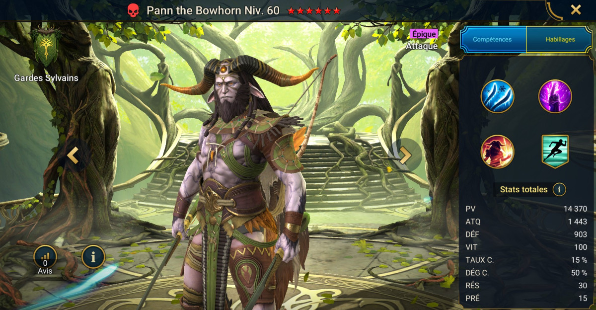 Mastery, grace and artifact guide to Pann the Bowhorn on RSL 