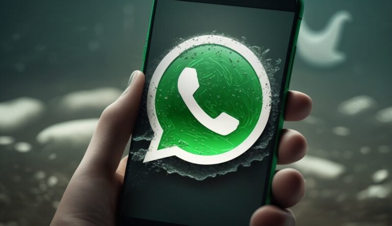 Image illustration of WhatsApp application