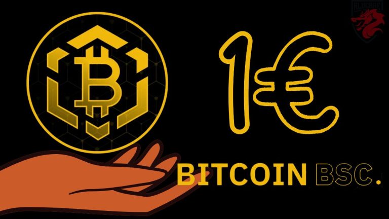 Ilustração da imagem para o nosso artigo "Bitcoin a 1 euro Todas as informações sobre a BSC bitcoin".