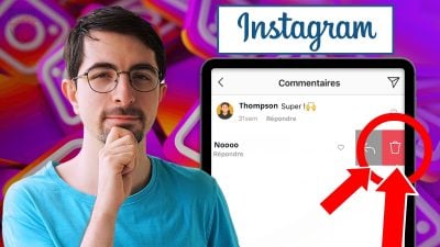 Ilustración de cómo borrar un comentario en Instagram