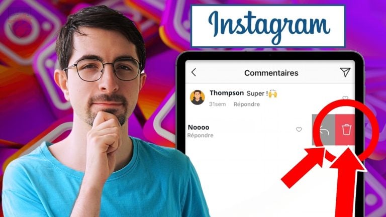 Ilustración de cómo borrar un comentario en Instagram
