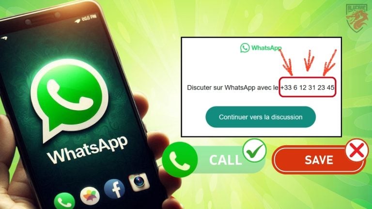 WhatsApp 番号を保存せずに電話をかける