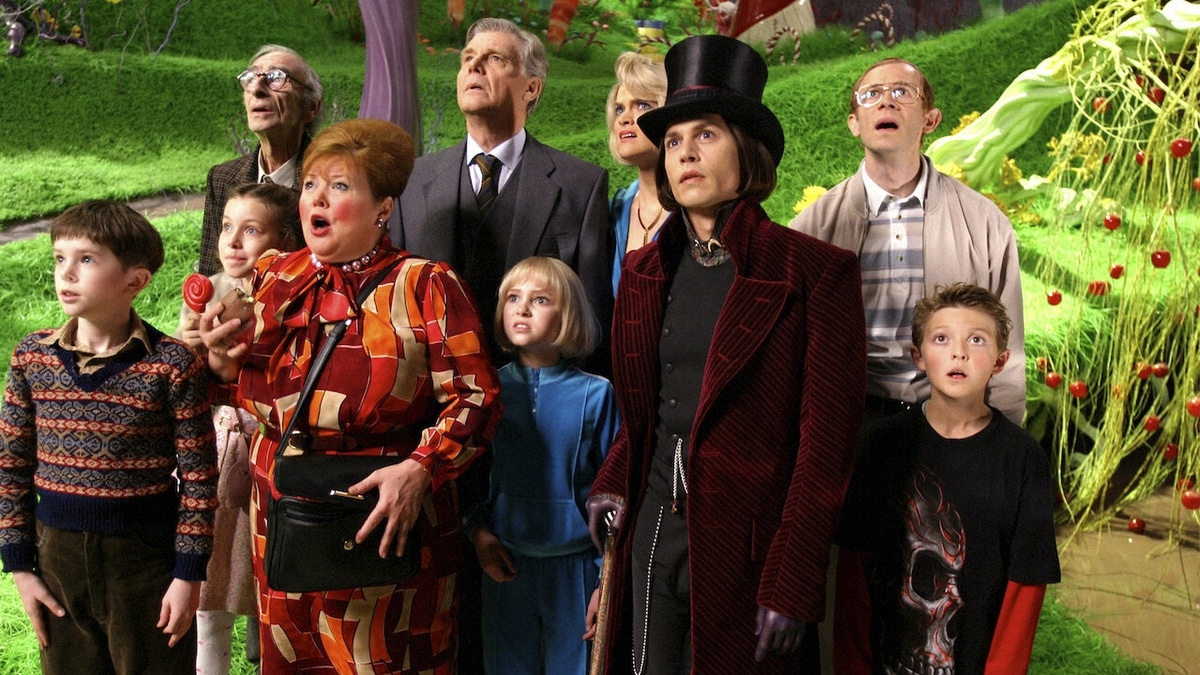 Illustration from the film Charlie and the Chocolate Factory