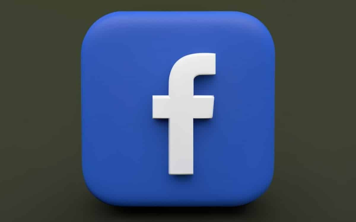 Illustration of the Facebook logo