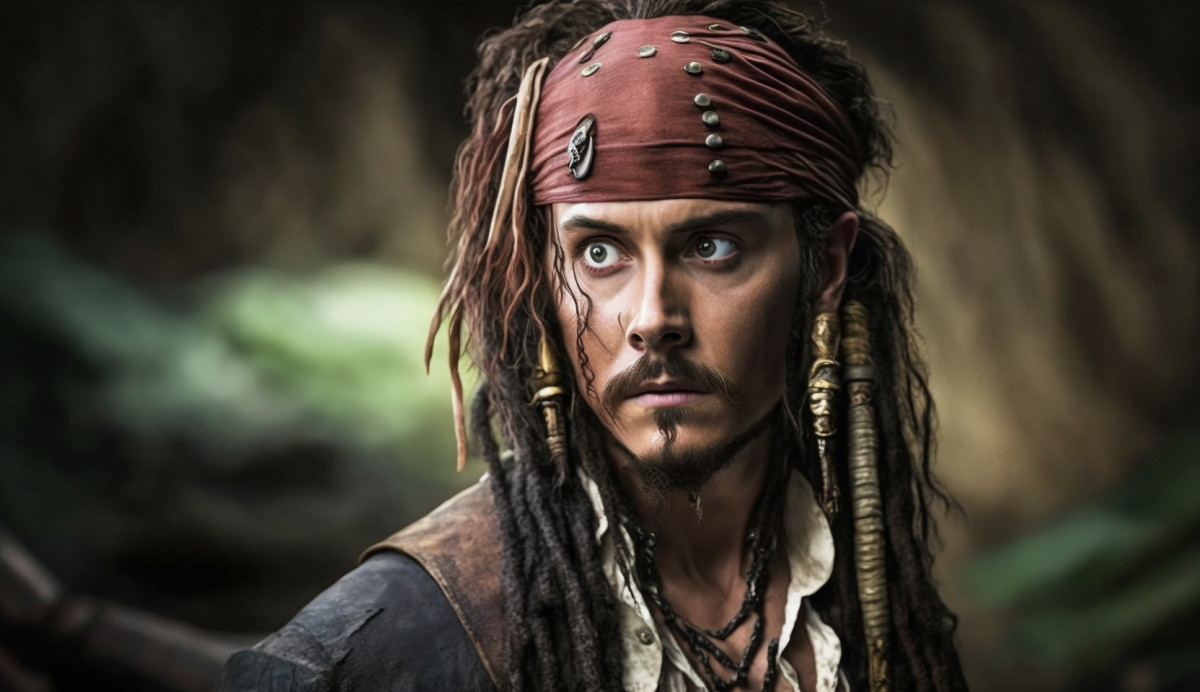 Ilustrasi Jack Sparrow - Bajak Laut Karibia