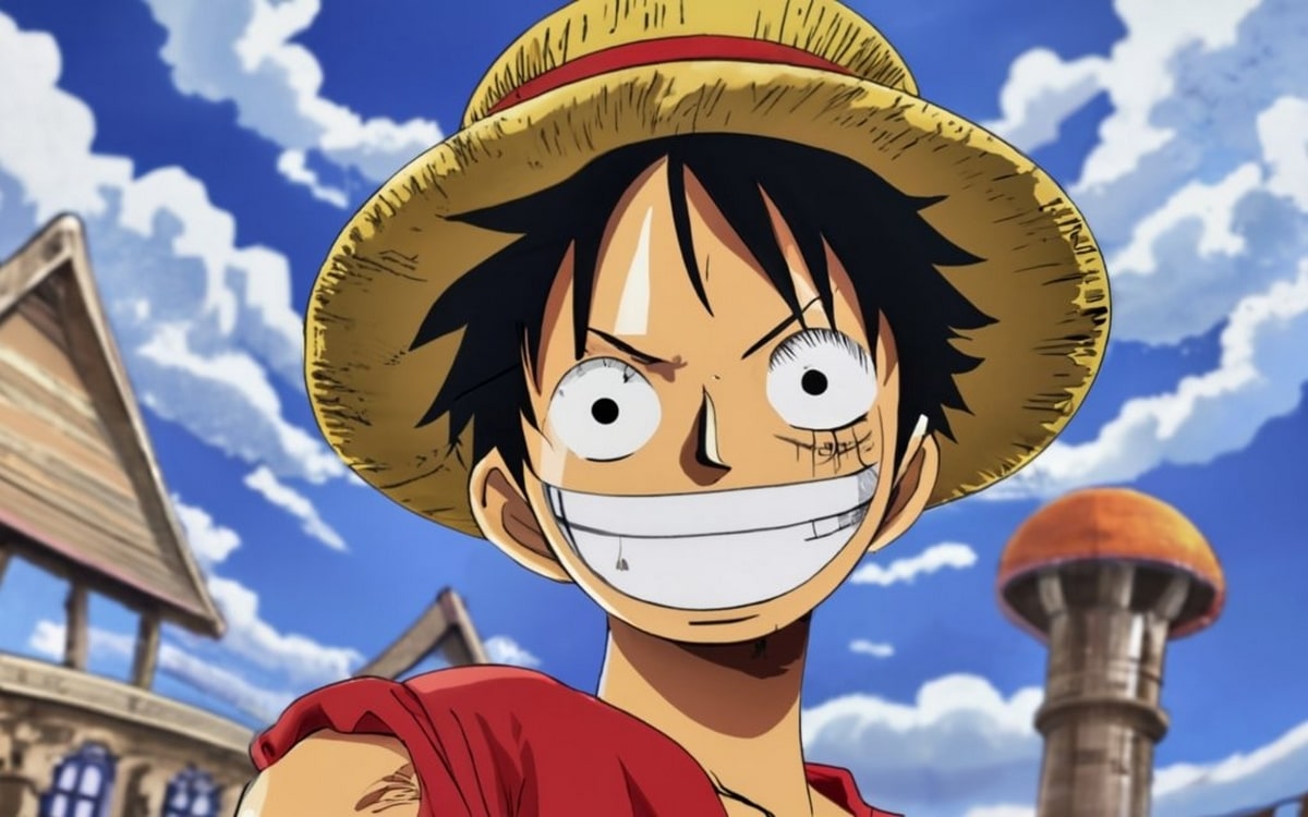 Gambar Luffy - One Piece Merah