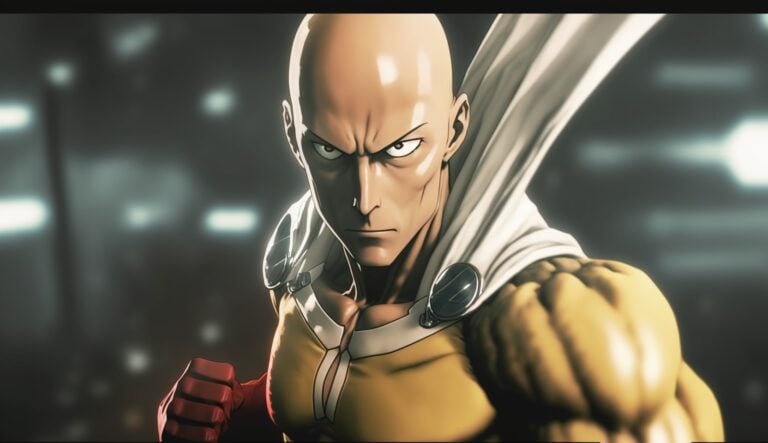 Illustration af One Punch Man