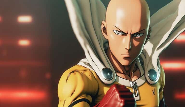 Illustration en image de Saitama One Punch Man