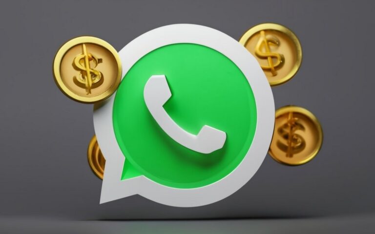 Illustration en image de la monetisation de WhatsApp