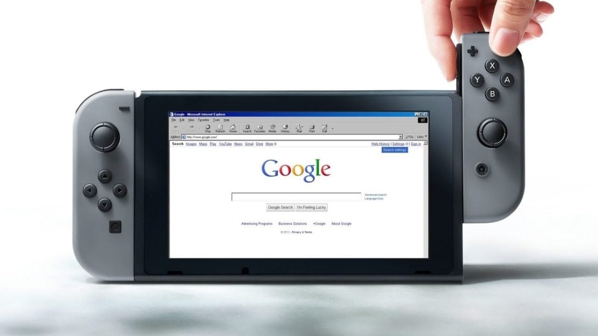 SwitchでGoogleを開く。. 