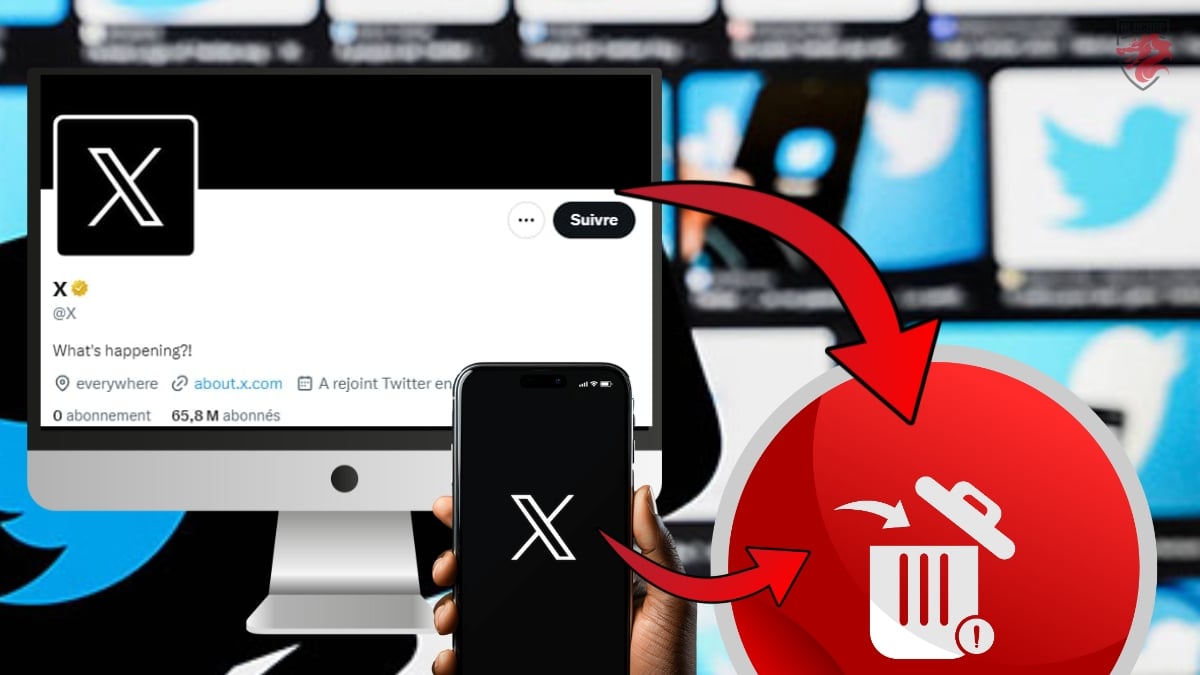 Comment supprimer un compte Twitter (X) ? - 👇Alucare