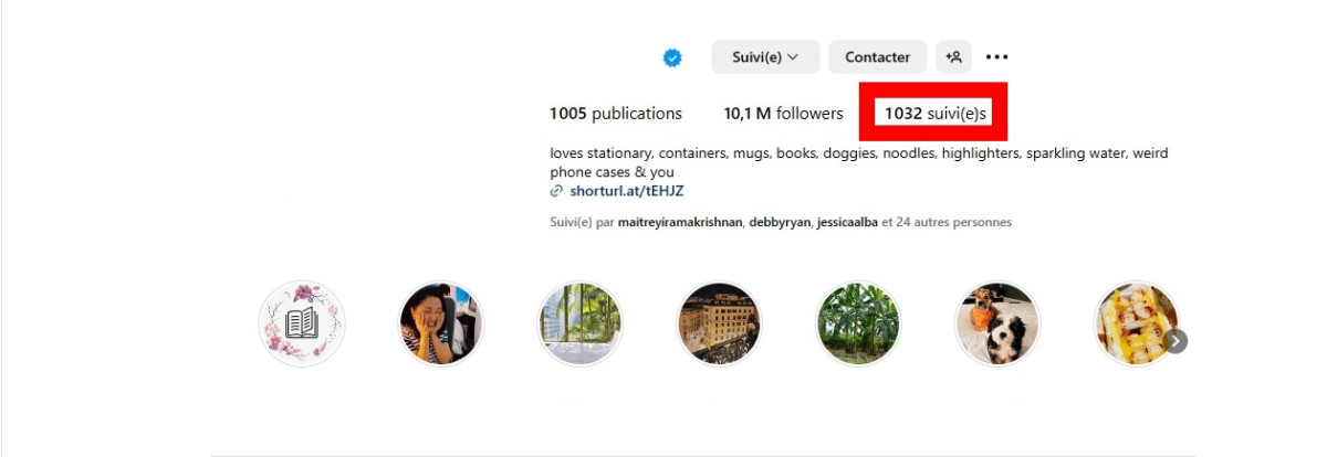 Skærm af Instagram-appen og fanen Følg på Instagram via PC 