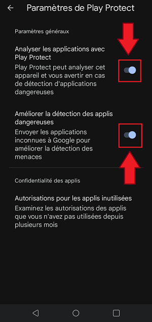 Disattivare Play Protect sul cellulare