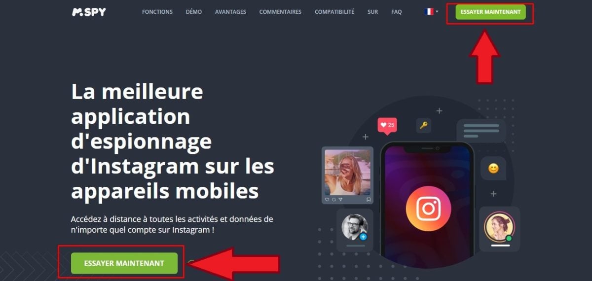 Registrarsi con mSpy