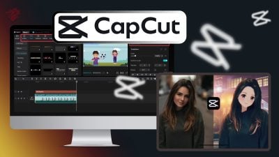 Mengedit video karakter animasi dengan CapCut Creative Suite