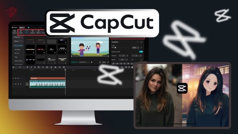 Bearbeiten von Videos mit animierten Figuren mit der CapCut Creative Suite