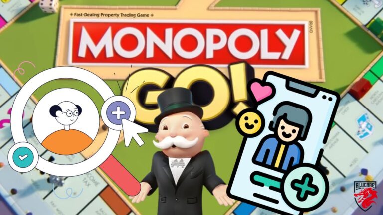 Illustration for our article How to add friends to Monopoly Go