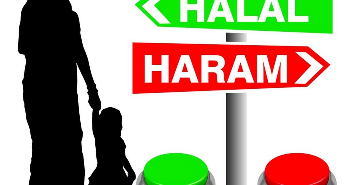 Illustration en image d'Haram et d'Halal
