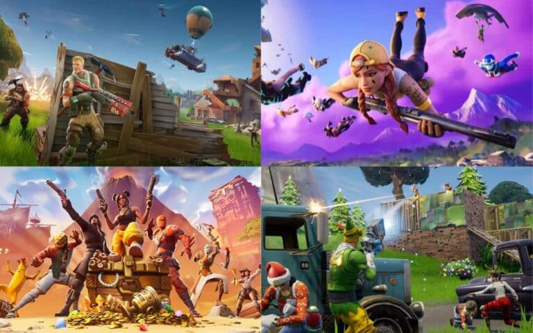 Ilustração dos jogos Fortnite