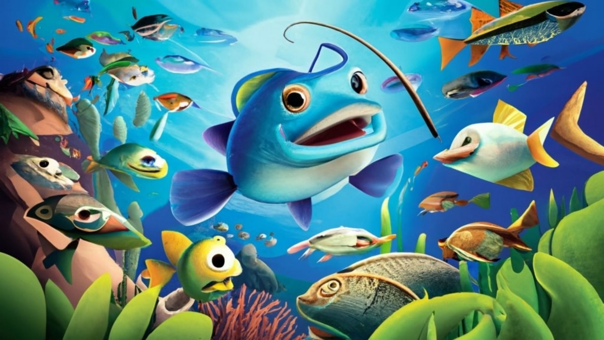Illustration in Bildern von verschiedenen Fischen